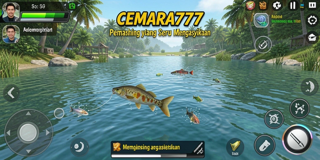 Tangkapan ikan raksasa dalam gameplay CEMARA777.