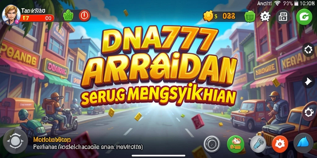 Tampilan gameplay seru dari DNA777 dalam genre Arcade.