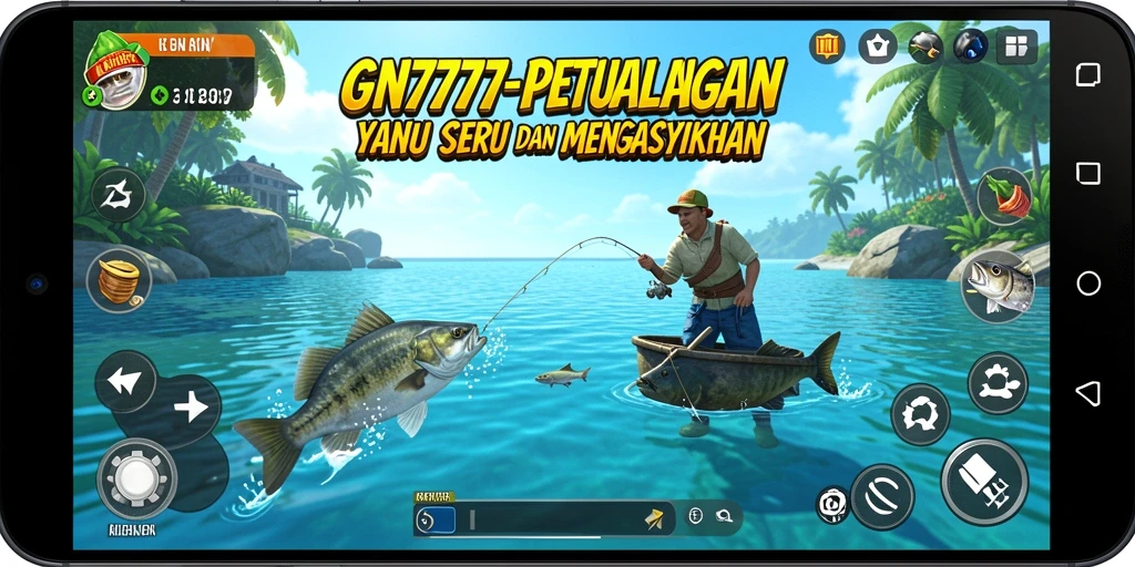 Menampilkan momen seru saat menangkap ikan di GN777.