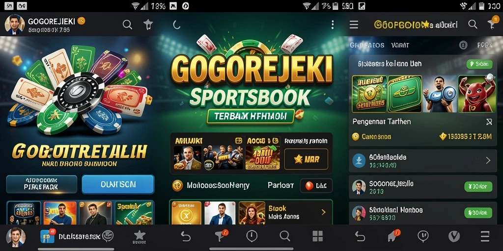 Tampilan antarmuka GOGOREJEKI yang menarik dan mudah digunakan.