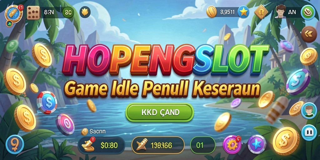 Screenshot HOPENGSLOT menampilkan gameplay Idle yang seru dan interaktif.