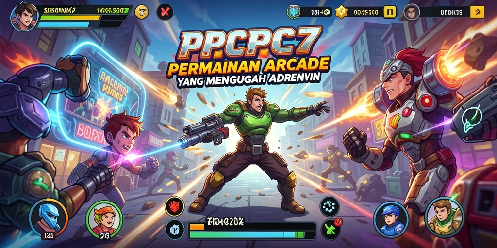 Tampilan gameplay PCPC7 yang seru dan penuh tantangan.